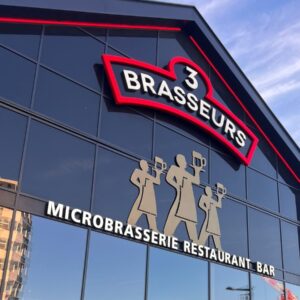 SIGNALETIQUE - 3 BRASSEURS BOULOGNE SUR MER - UNIVERS ENSEIGNES