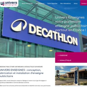 Univers Enseignes-nouveau site internet
